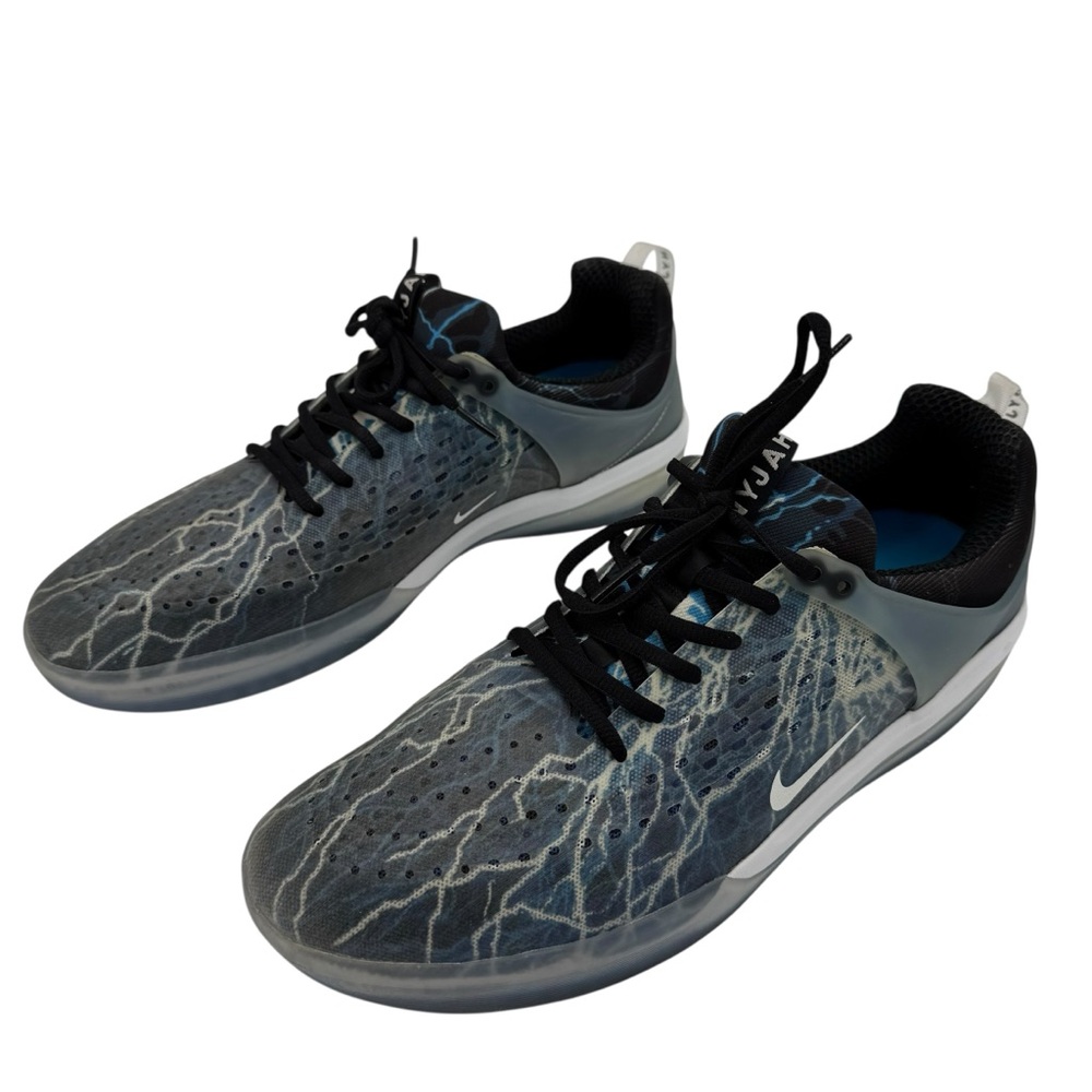 Nike SB Zoom NYJAH 3 Lightning Bolt Skateboard Sneakers Mens 13 - Picture 3 of 7